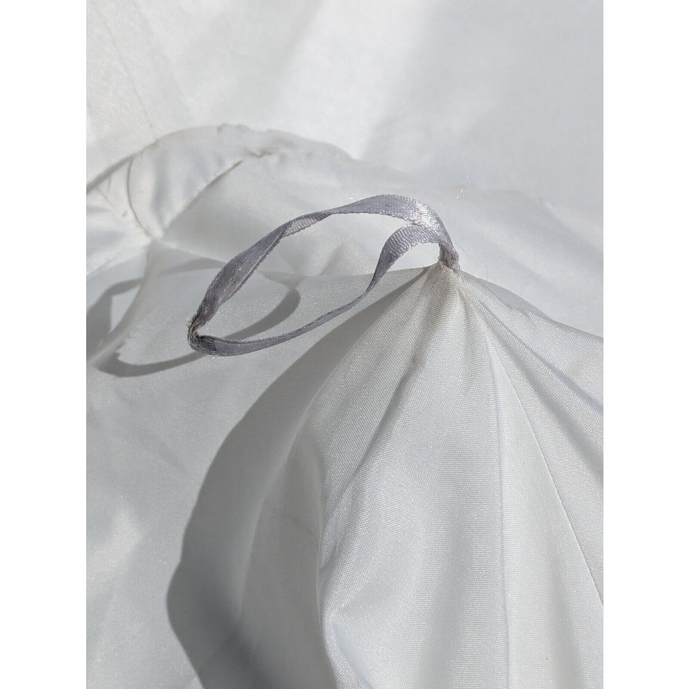 Mon Cheri Bridal Gown Beaded Sleeveless Strapless Train size 12 - Picture 7 of 12